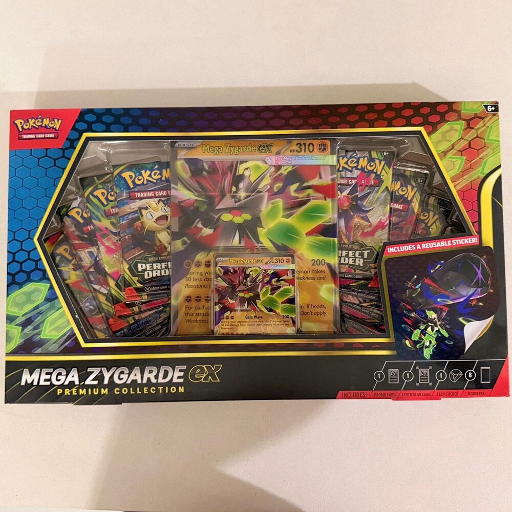 Pokemon Mega Zygarde Ex Premium Collection Box